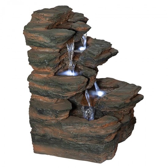 Design Toscano Ramrod Bluffs Waterfall Fountain