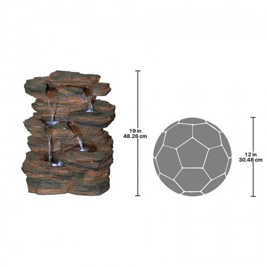 Design Toscano Ramrod Bluffs Waterfall Fountain