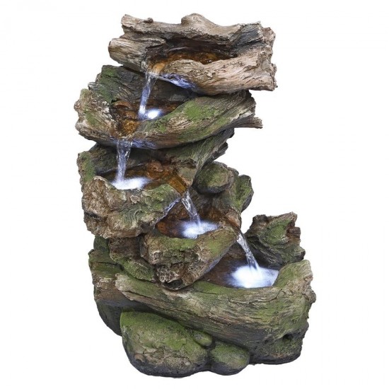 Design Toscano Mesquite Falls Illuminated Fountain