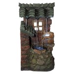 Design Toscano Cottage In The Forest Waterfall Fountain