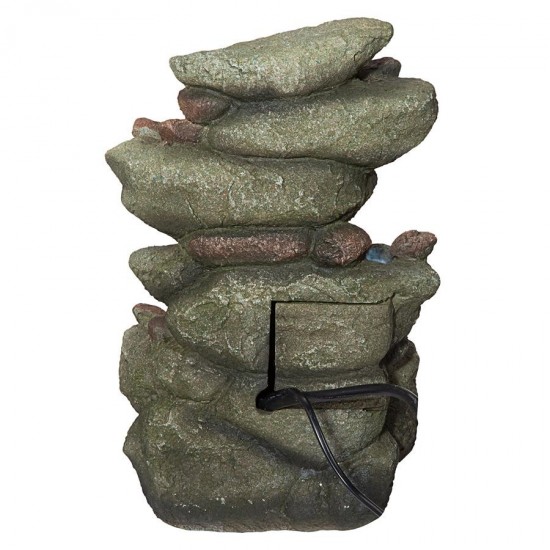 Design Toscano Rocky Range Pass Waterfall Fountain