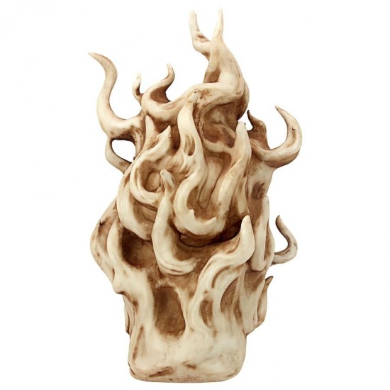 Design Toscano Hells Flames Vampire Skull Statue