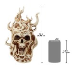 Design Toscano Hells Flames Vampire Skull Statue