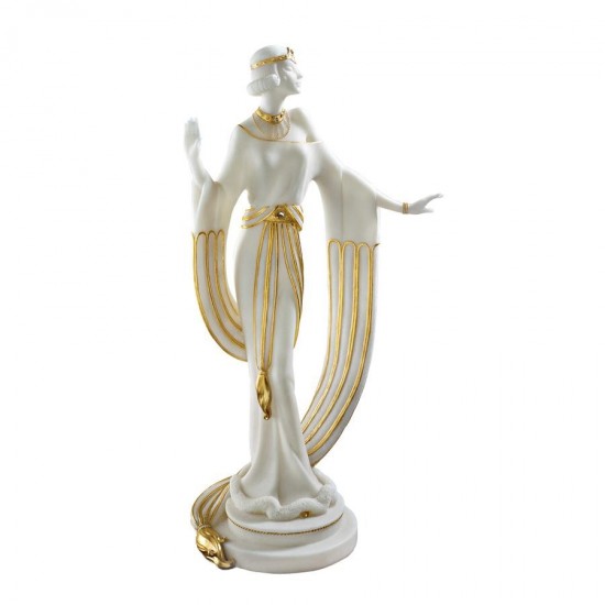 Design Toscano Draped In Gold Art Deco Dancer Statue