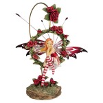 Design Toscano Radiant Rose Dangling Fairy Statue