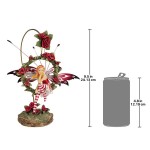 Design Toscano Radiant Rose Dangling Fairy Statue