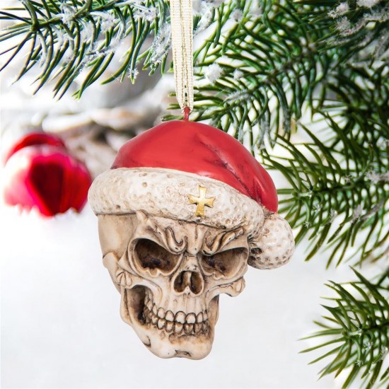 Design Toscano Skelly Claus Ii Holiday Ornament