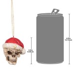 Design Toscano Skelly Claus Ii Holiday Ornament