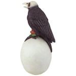 Design Toscano Raven And Roses Skull Statue