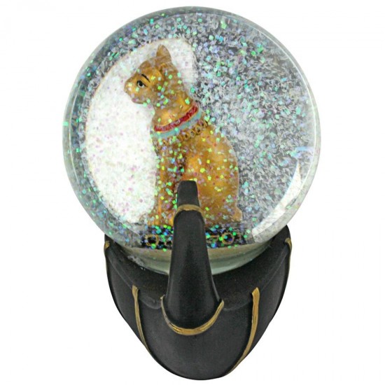 Design Toscano Bastet Cat Goddess Water Globe Statue