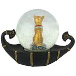 Design Toscano Bastet Cat Goddess Water Globe Statue