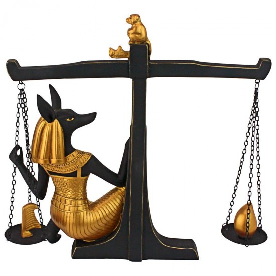 Design Toscano Anubis Weighing Of The Heart Statue