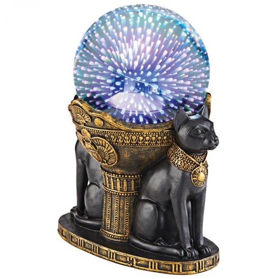 Design Toscano Egyptian Cat Goddess Bastet Globe Light