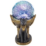 Design Toscano Egyptian Cat Goddess Bastet Globe Light