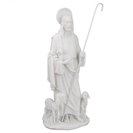 Design Toscano Jesus W/ Lambs Statue Small