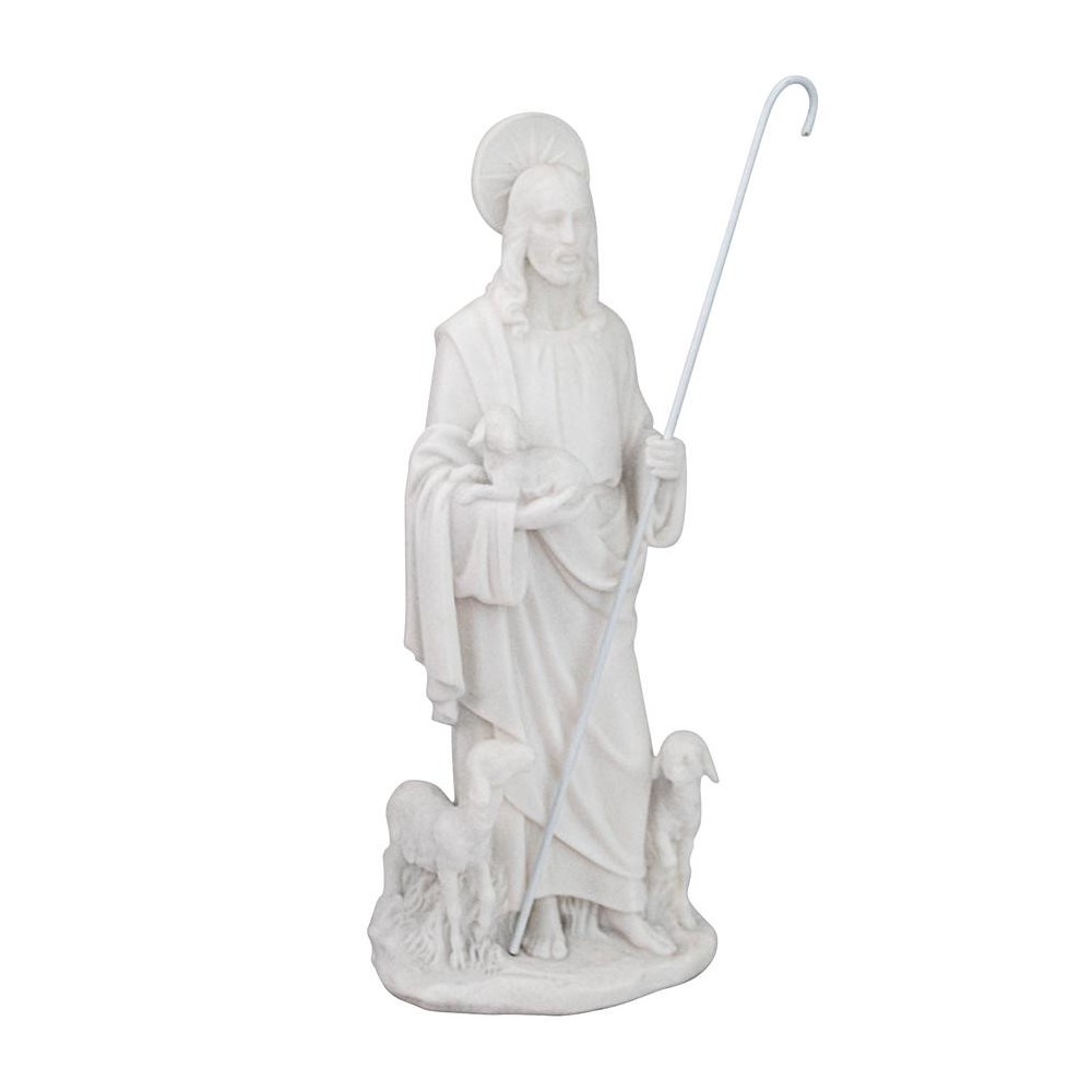 Design Toscano Jesus W/ Lambs Statue Small