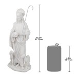 Design Toscano Jesus W/ Lambs Statue Small