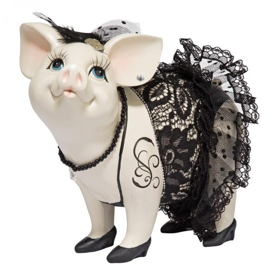 Design Toscano Lace And Lard Madame Pig Statue