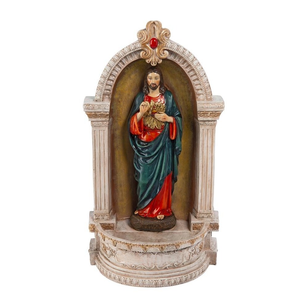 Design Toscano Sacred Heart Of Jesus Niche Font