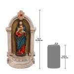 Design Toscano Sacred Heart Of Jesus Niche Font