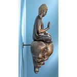 Design Toscano Enlightened Buddha On A Cloud Plaque