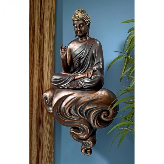 Design Toscano Enlightened Buddha On A Cloud Plaque