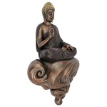 Design Toscano Enlightened Buddha On A Cloud Plaque