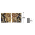 Design Toscano Mirrored Nirvana Dual Buddha Plaques