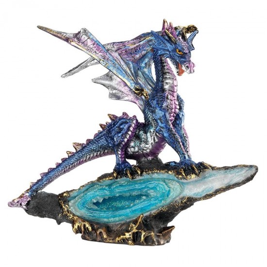 Design Toscano Geode Guardian Gothic Dragon Statue