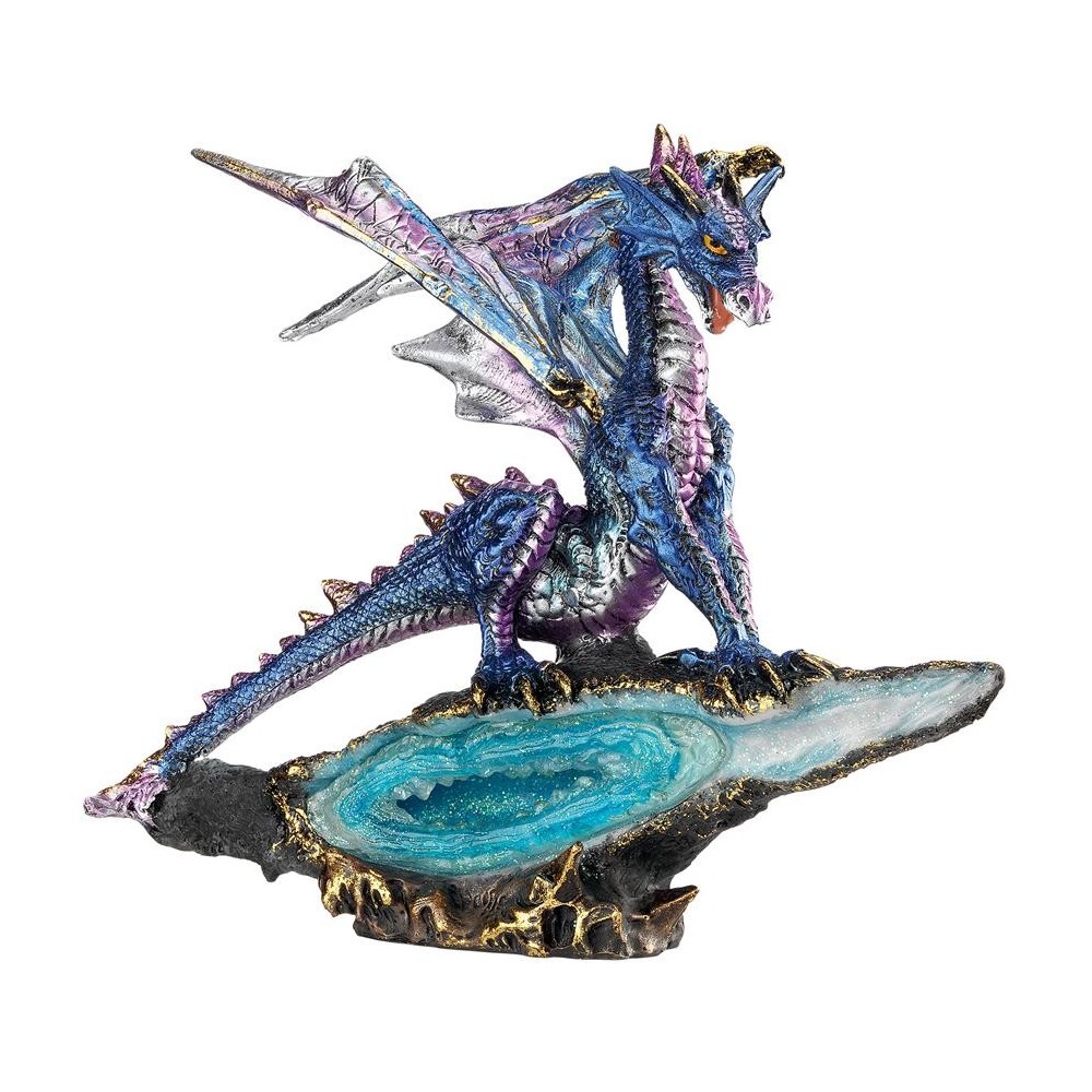 Design Toscano Geode Guardian Gothic Dragon Statue