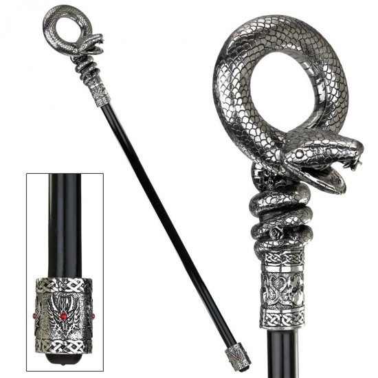 Design Toscano Medusas Snake Walking Stick