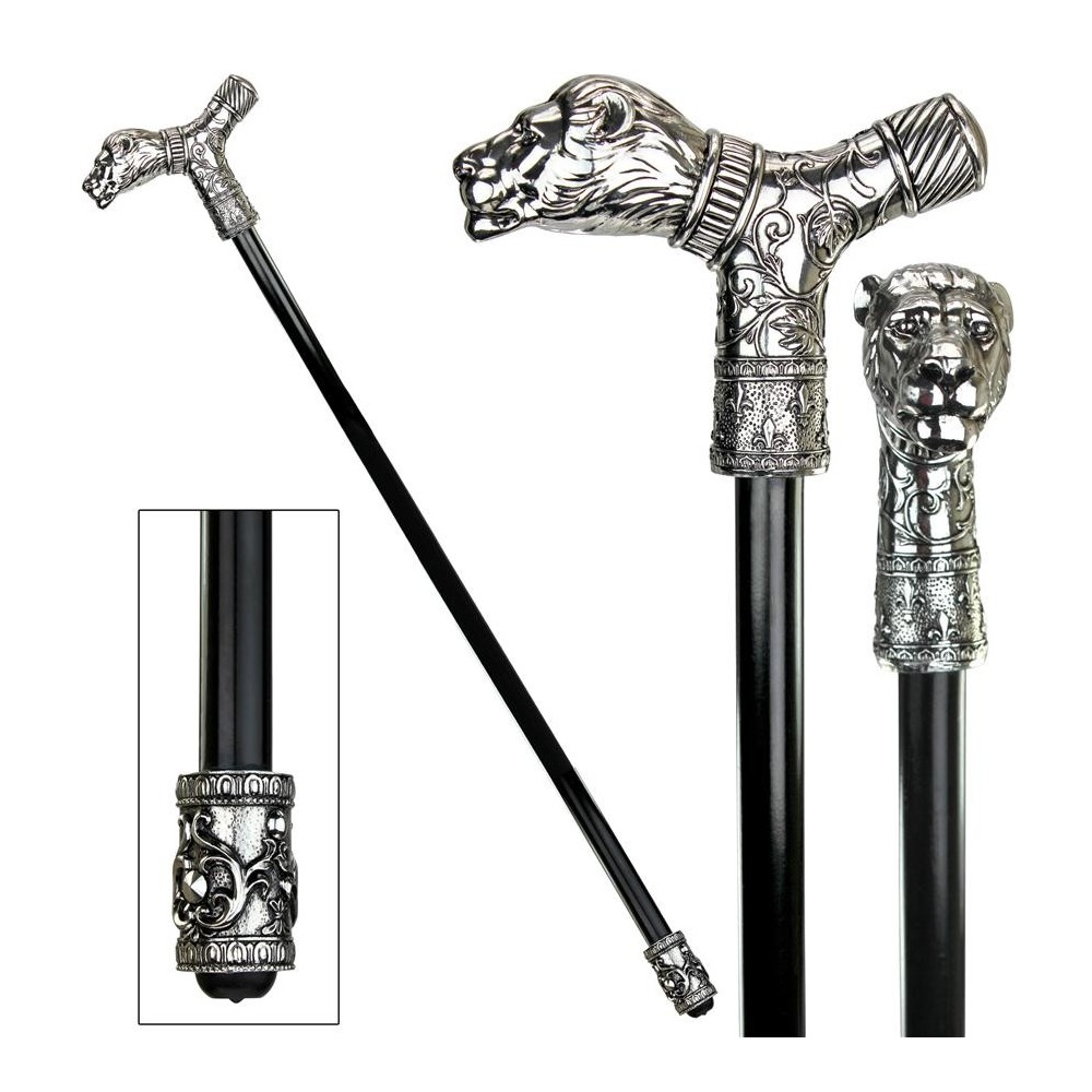 Design Toscano Protector Lion Walking Stick