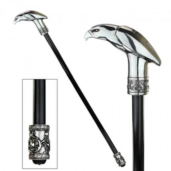 Design Toscano Piercing Presence Eagle Walking Stick