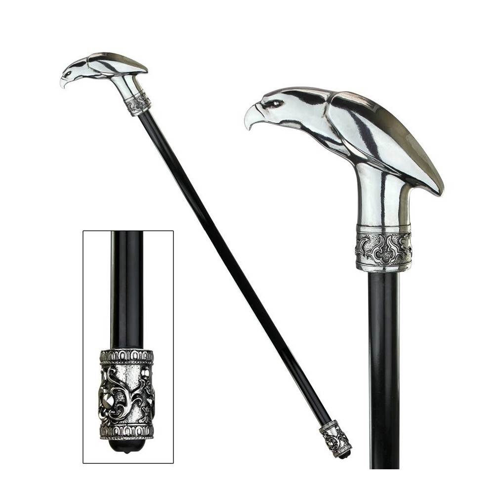 Design Toscano Piercing Presence Eagle Walking Stick