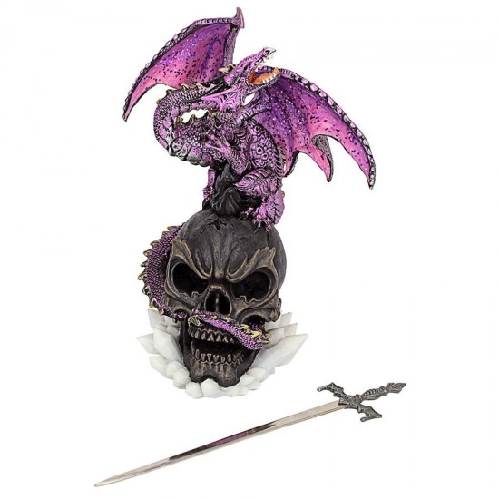 Design Toscano Savage Sabre Gothic Dragon Statue