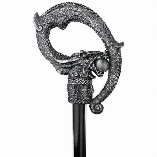 Design Toscano Brutal Beast Dragon Walking Stick