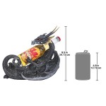 Design Toscano The Thirst Quencher Dragon Bottle Holder