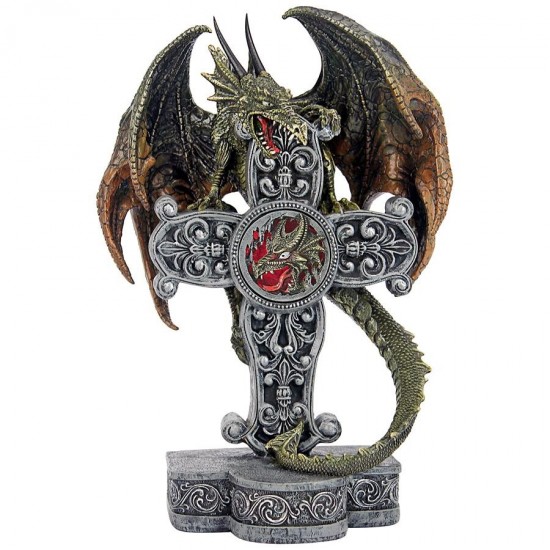 Design Toscano Druid Dragon Of Mythic Prophecy Statue