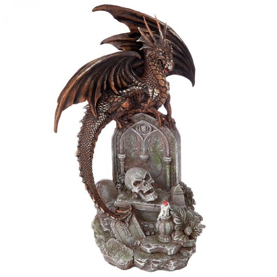 Design Toscano Cruel Wing Castle Graveyard Dragon