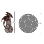 Design Toscano Cruel Wing Castle Graveyard Dragon
