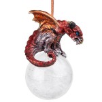 Design Toscano Pensive Percher Dragon Ornament