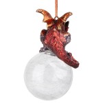 Design Toscano Pensive Percher Dragon Ornament