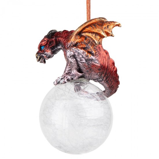 Design Toscano Pensive Percher Dragon Ornament