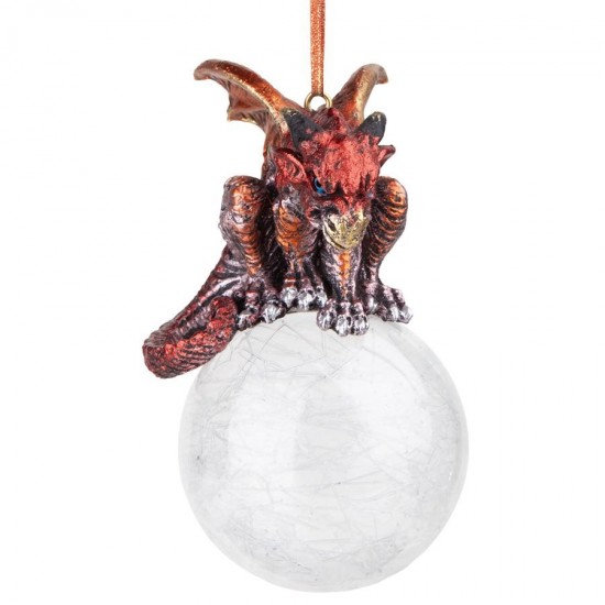 Design Toscano Pensive Percher Dragon Ornament