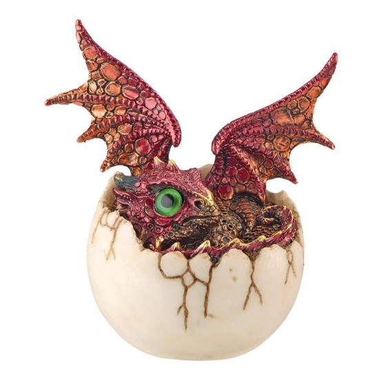 Design Toscano Eggshell Spore Dragon Hatchling Statue