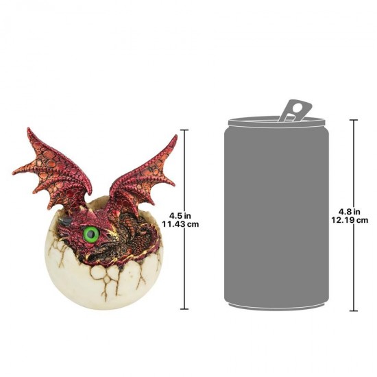 Design Toscano Eggshell Spore Dragon Hatchling Statue