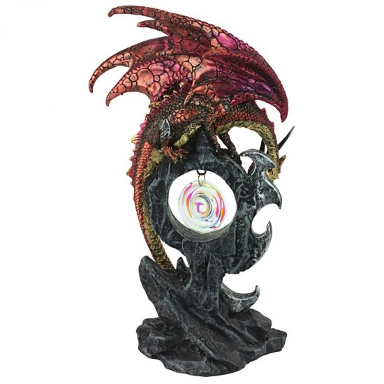 Design Toscano Carnelian The Wind Serpent Dragon Statue