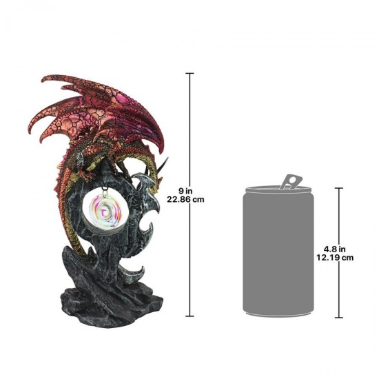 Design Toscano Carnelian The Wind Serpent Dragon Statue