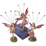 Design Toscano S/3 Crosstweed Meadow Fairy Statues