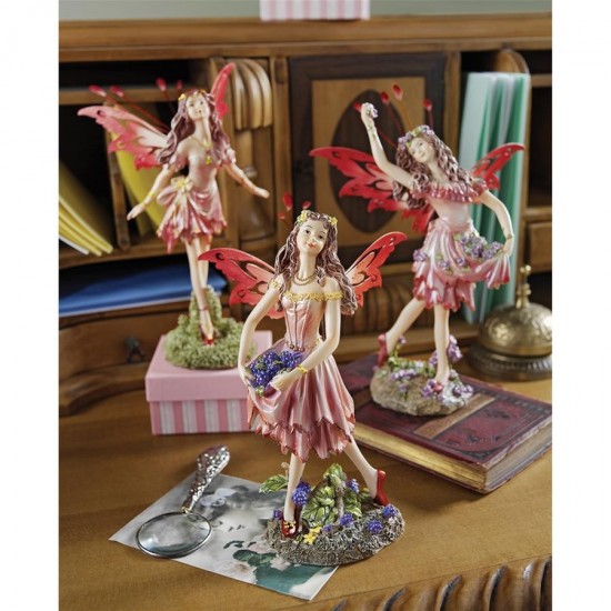 Design Toscano S/3 Crosstweed Meadow Fairy Statues